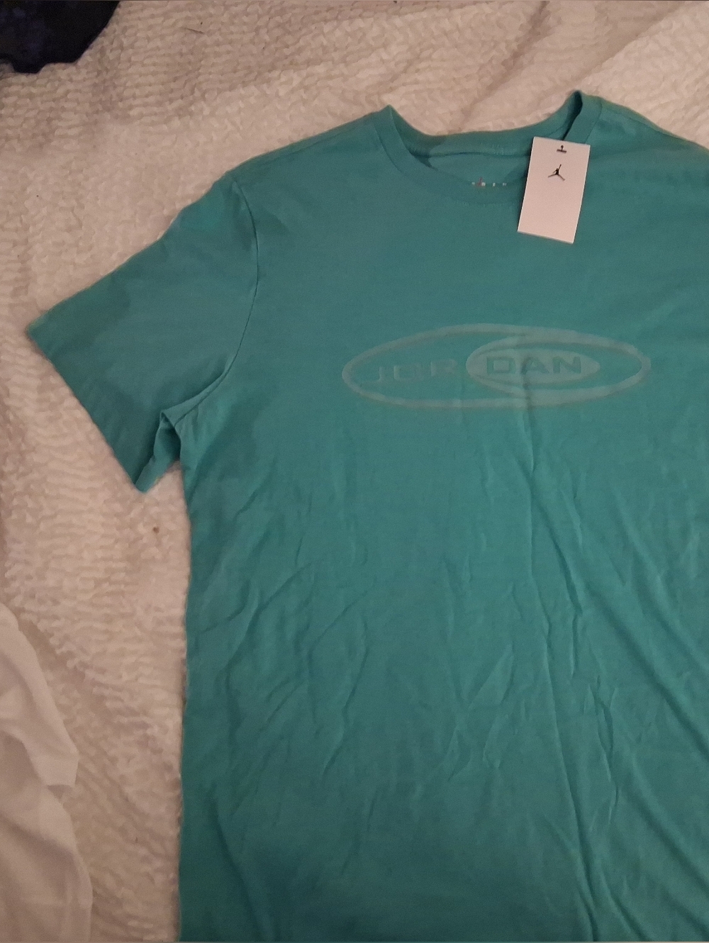 Jordan Teal Short-Sleeve Logo Tee